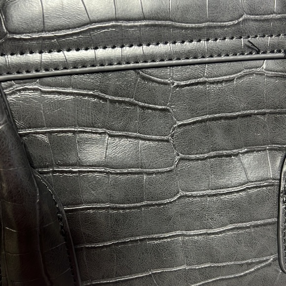 Zara mock croc double strap city bag - Picture 3 of 15